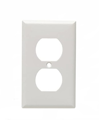 PLACA DUPLEX PLASTICA COLOR BLANCA