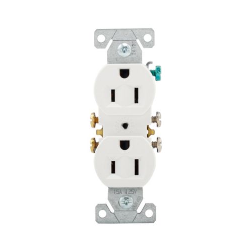 CONTACTO DUPLEX 2P 3H 15A 127V BLANCO