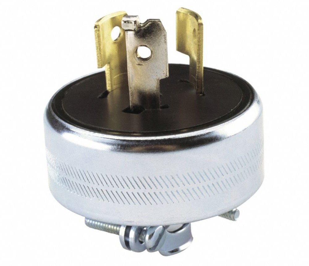 CLAVIJA METALICA 1/2V 3P 3H 20A 250V