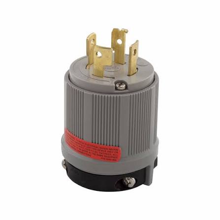CLAVIJA PLASTICA 1/2V 4P 4H 20A 208V
