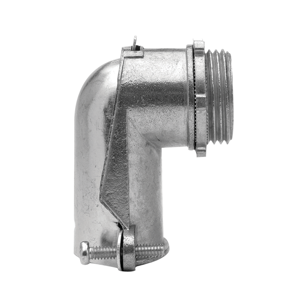 CONECTOR CURVO PARA TUBO FLEXIBLE DE 3/4