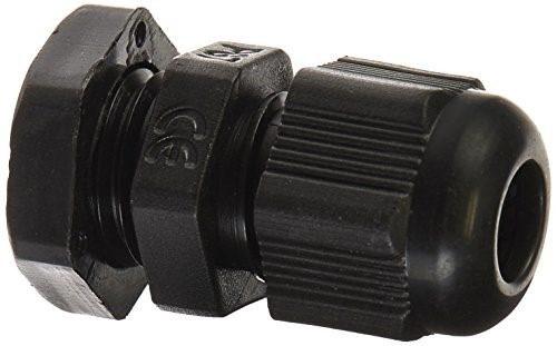 CONECTOR GLANDULA PLASTICO 1/2" NEGRO