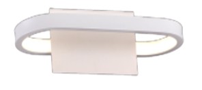 Luminario arbotante de 12W, Luz Blanco cálido 3000K 100-240V, IP50