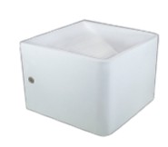 Luminario arbotante sobreponer 3W  Luz Blanco cálido 3000k IP65